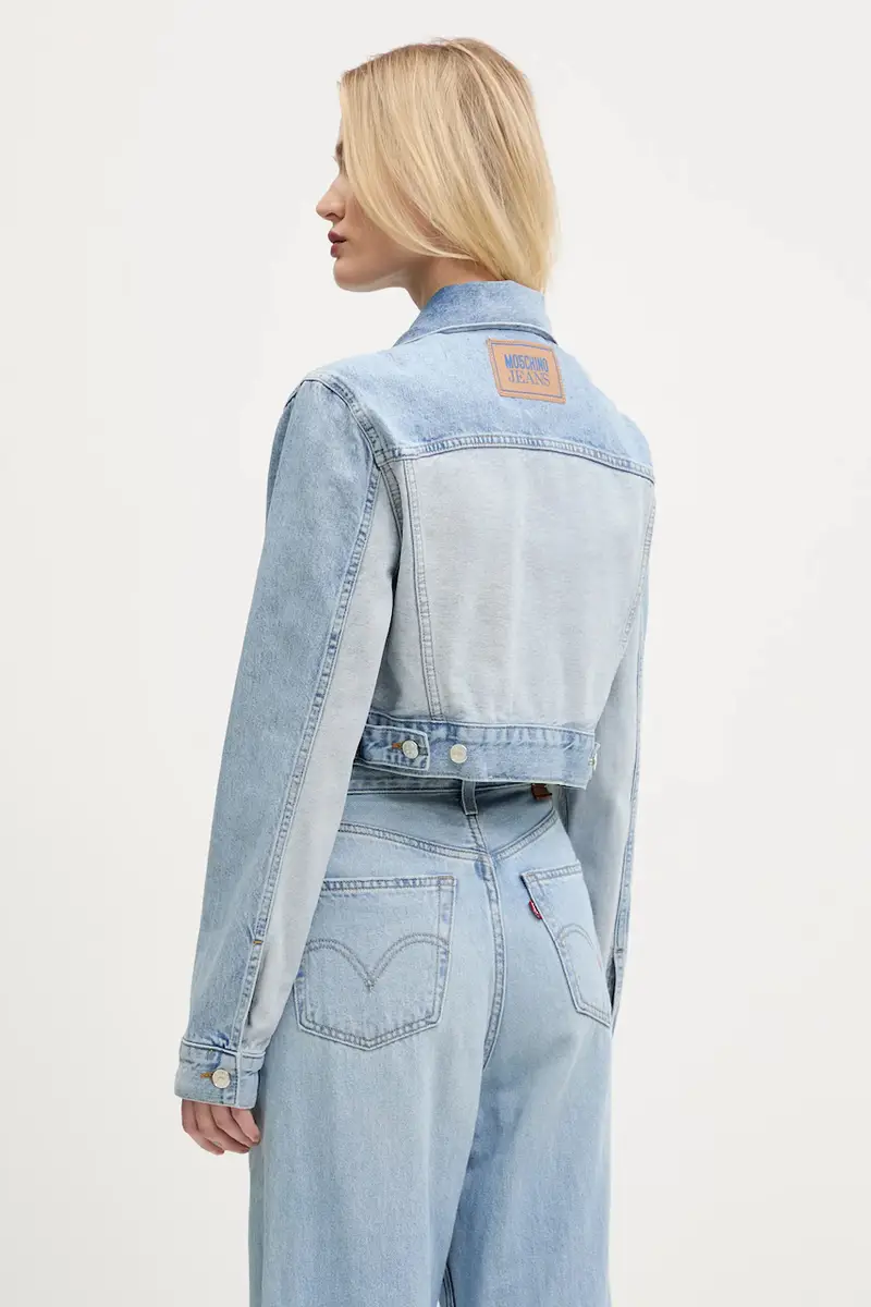 giacca di jeans colore blu 0503 3719 miniatura 3