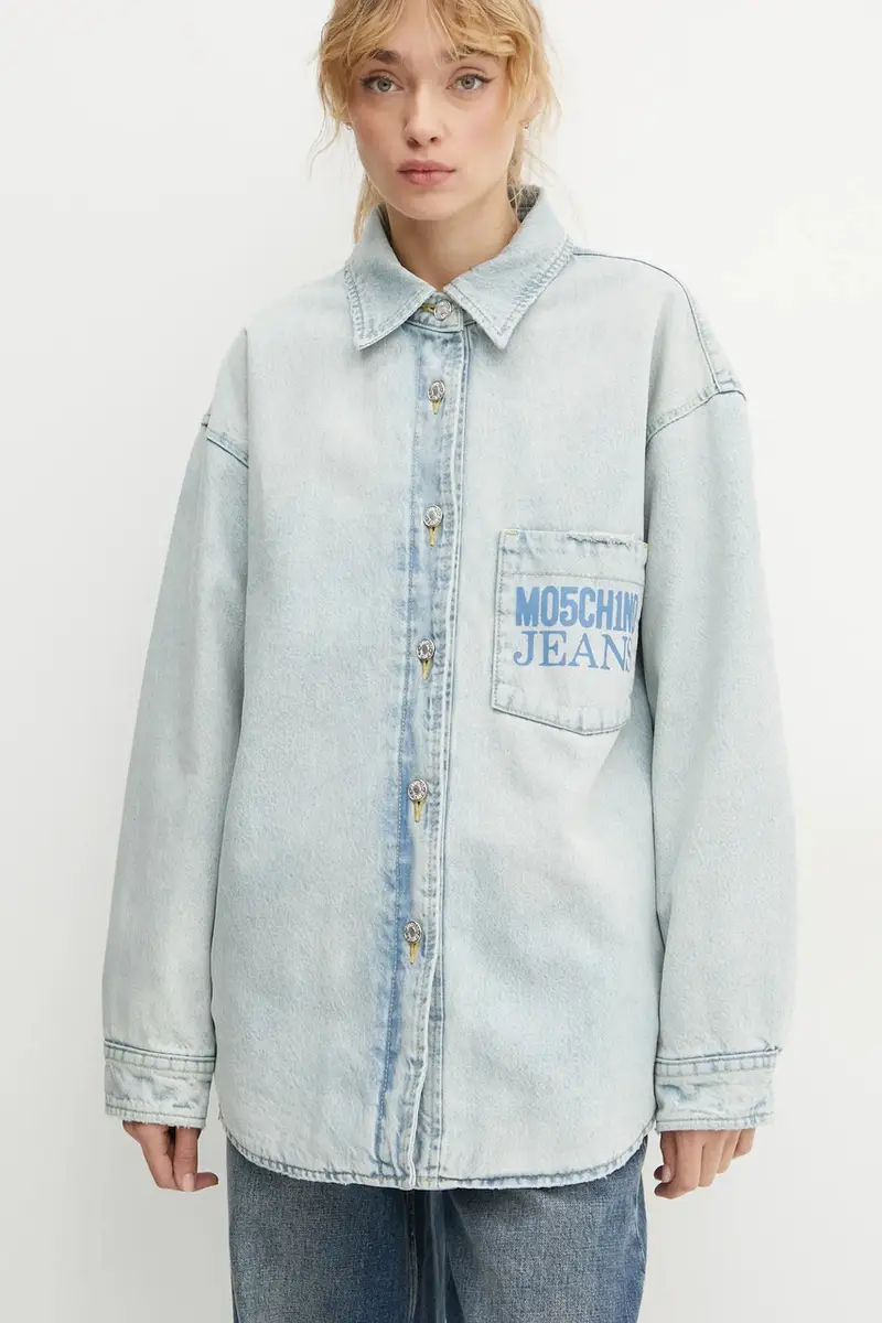 Moschino Jeans Jeans Donna Blu 3580215 miniatura 4