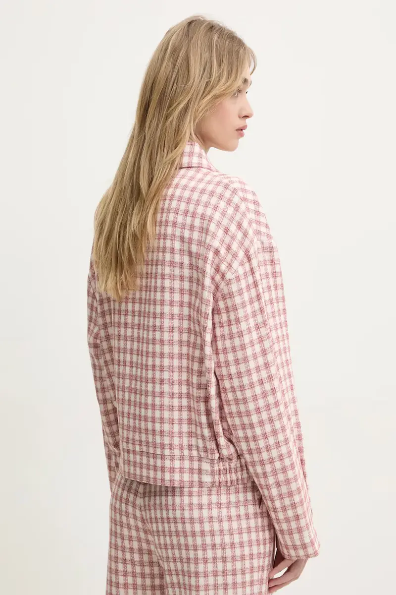 giacca in misto lana colore beige 0603 3226 miniatura 3