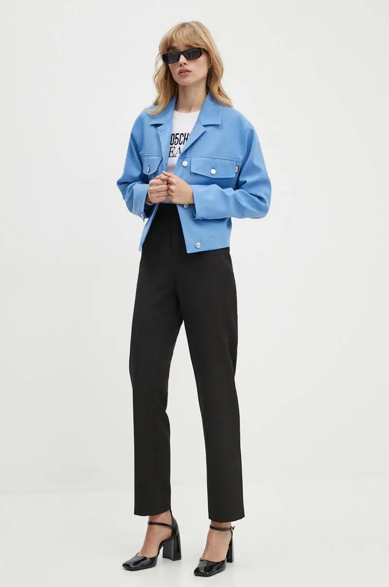 giacca in misto lana colore blu 0506.8226 miniatura 2