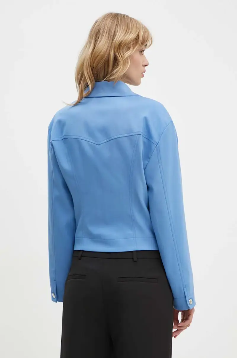 giacca in misto lana colore blu 0506.8226 miniatura 3