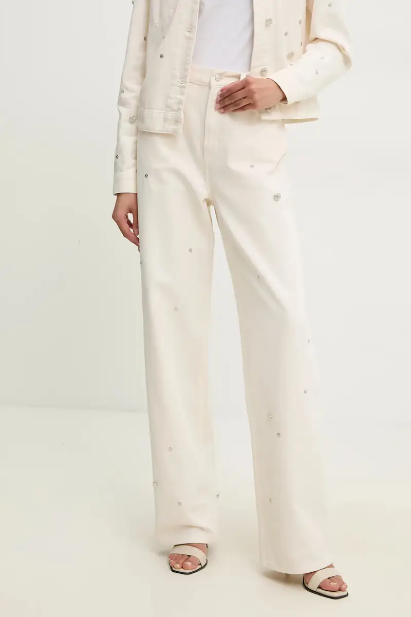 Moschino Jeans Jeans Donna Beige 3570066