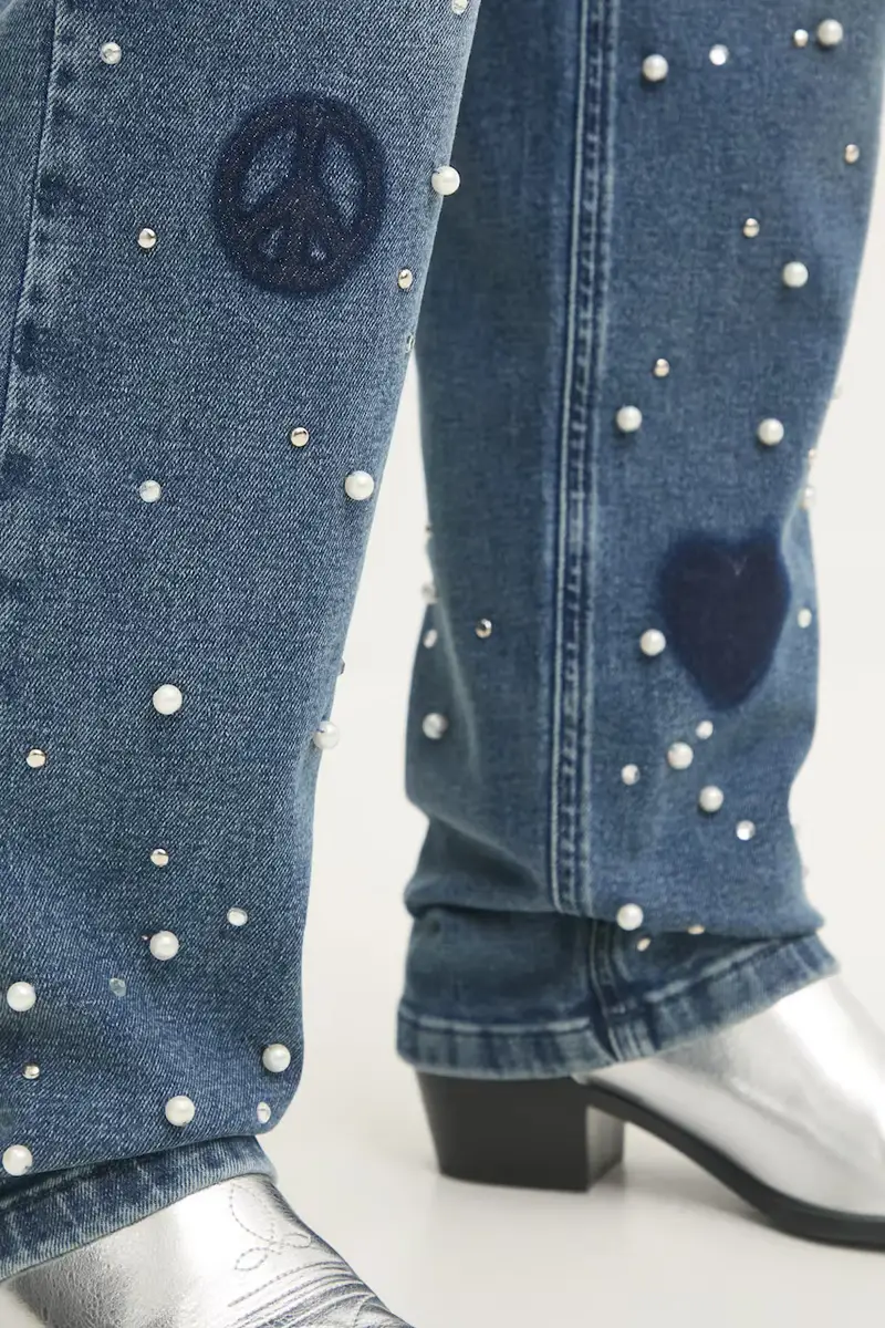 Moschino Jeans Jeans Donna Blu 3590819 miniatura 4