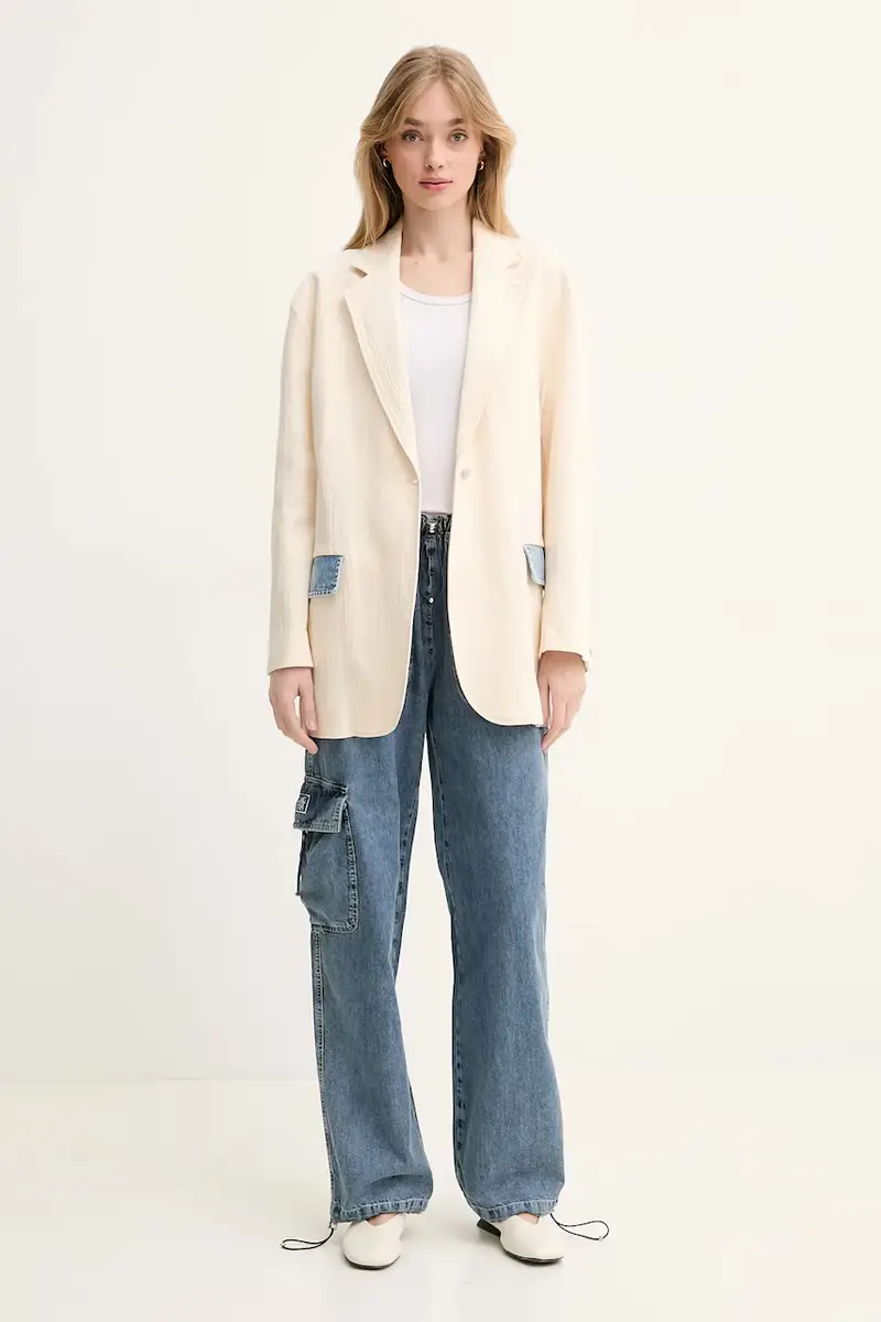 Moschino Jeans Jeans Donna Blu 3580493 miniatura 2