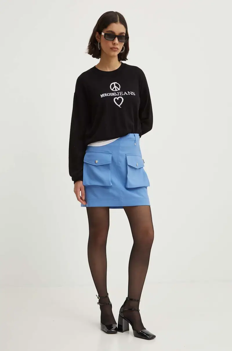 maglione in lana donna colore nero 0932.8203 miniatura 2