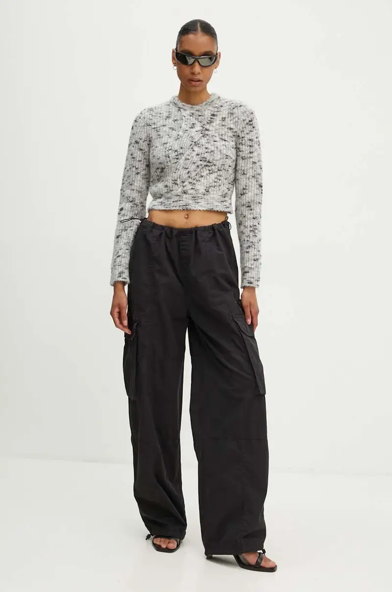 maglione in misto lana donna colore grigio 0903.8202 miniatura 2