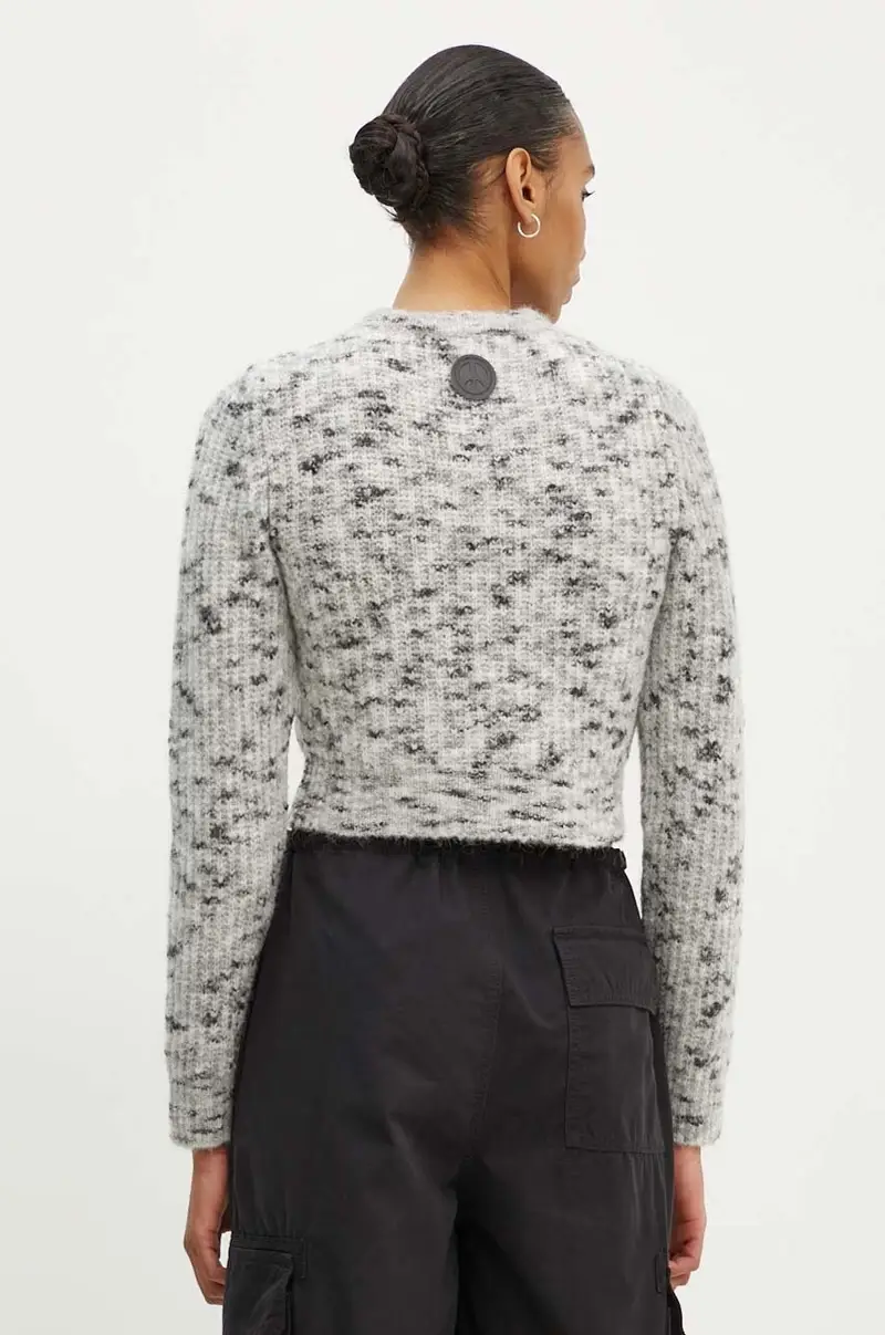 maglione in misto lana donna colore grigio 0903.8202 miniatura 3