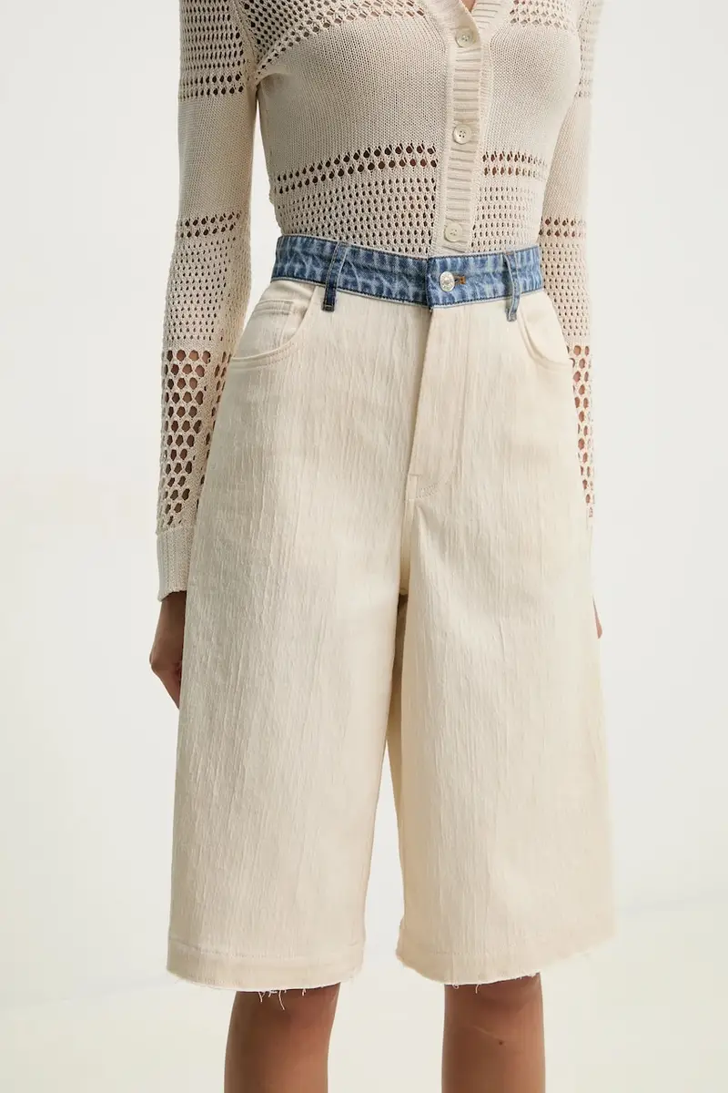 pantaloncini donna colore beige 0345 3717