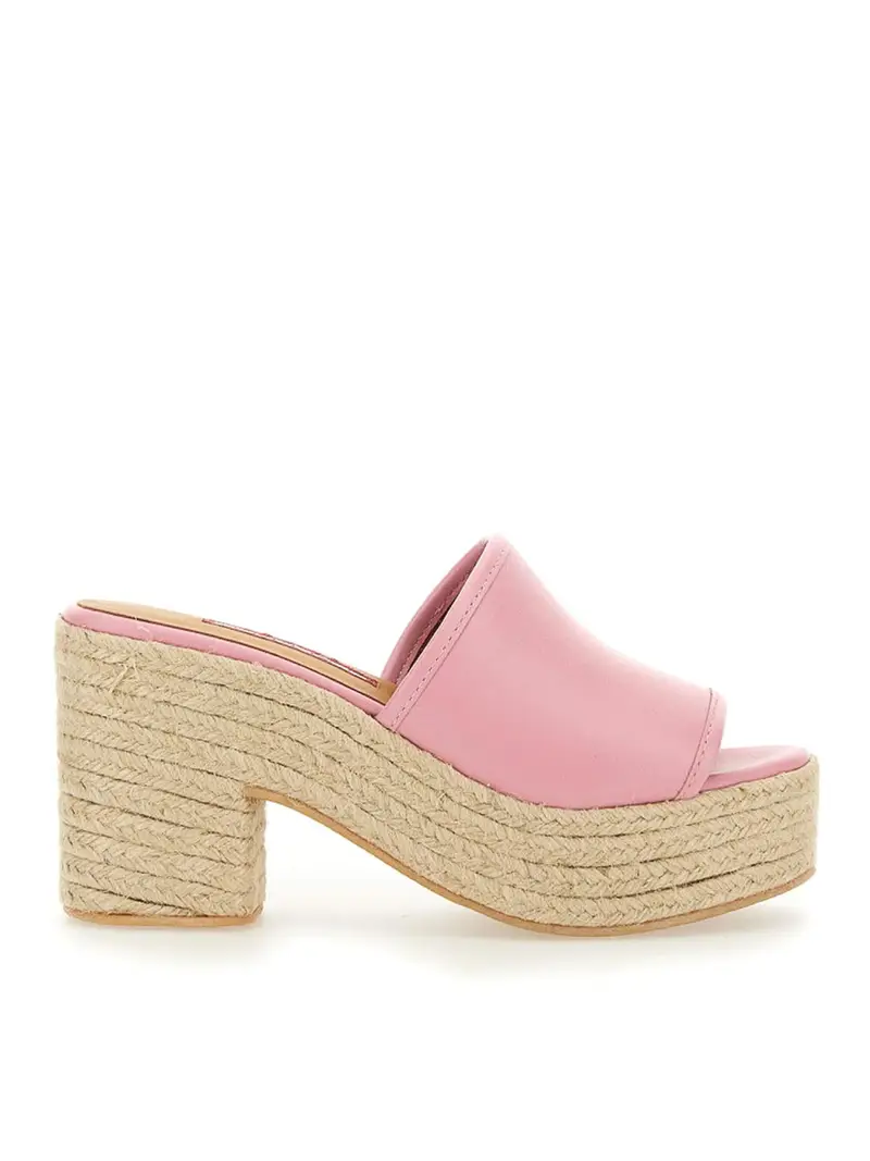 Sandali in pelle Color Carne E Neutri