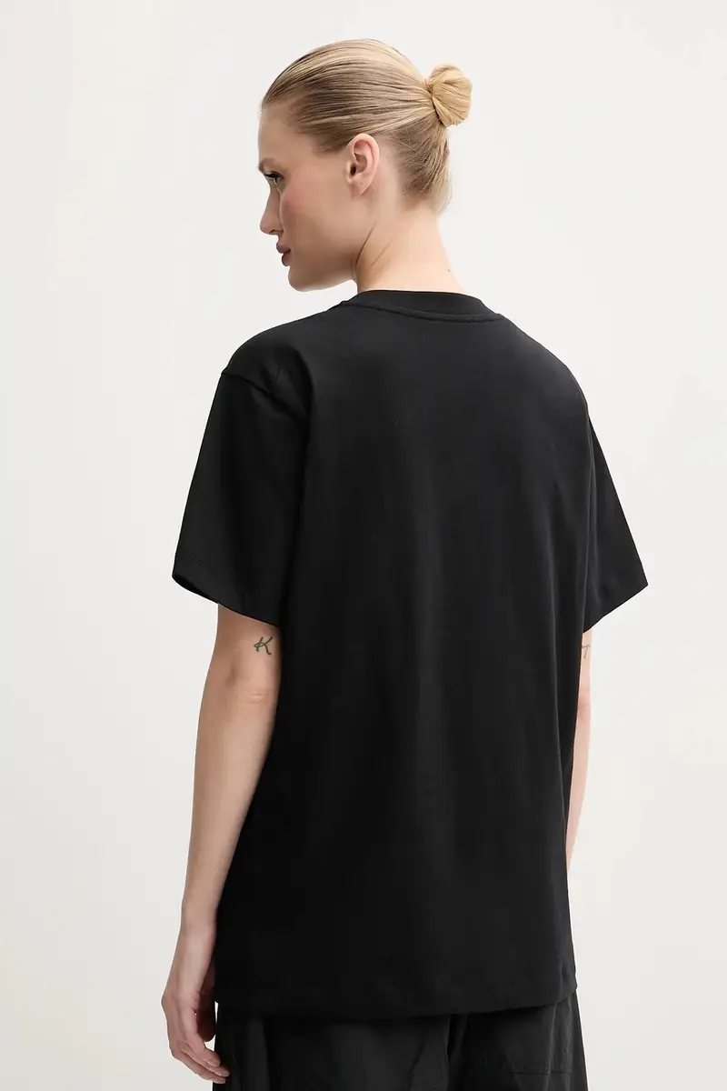 Moschino Jeans T-shirt Donna Nero 3635840 miniatura 3