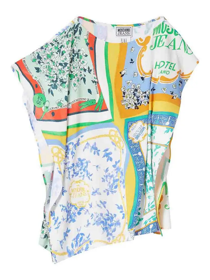 Top Stamla Foulard Multicolore