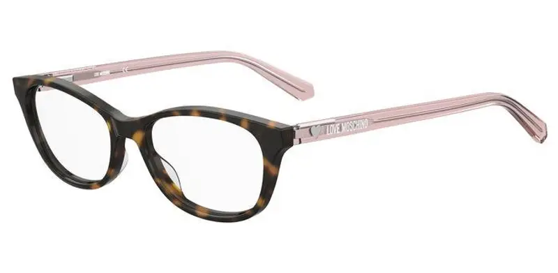 Moschino Junior MOL544/TN 086 Montature da vista Acetato Havana Rotonda