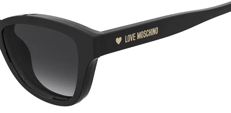 Moschino Junior MOL657/C/TN 807 Montature da vista Polyamide Nero Grigio Squadrata Normale Sfumato miniatura 2