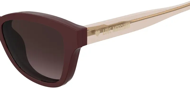 Moschino Junior MOL657/C/TN LHF Montature da vista Polyamide Bordeaux Marrone Squadrata Normale Sfumato miniatura 2