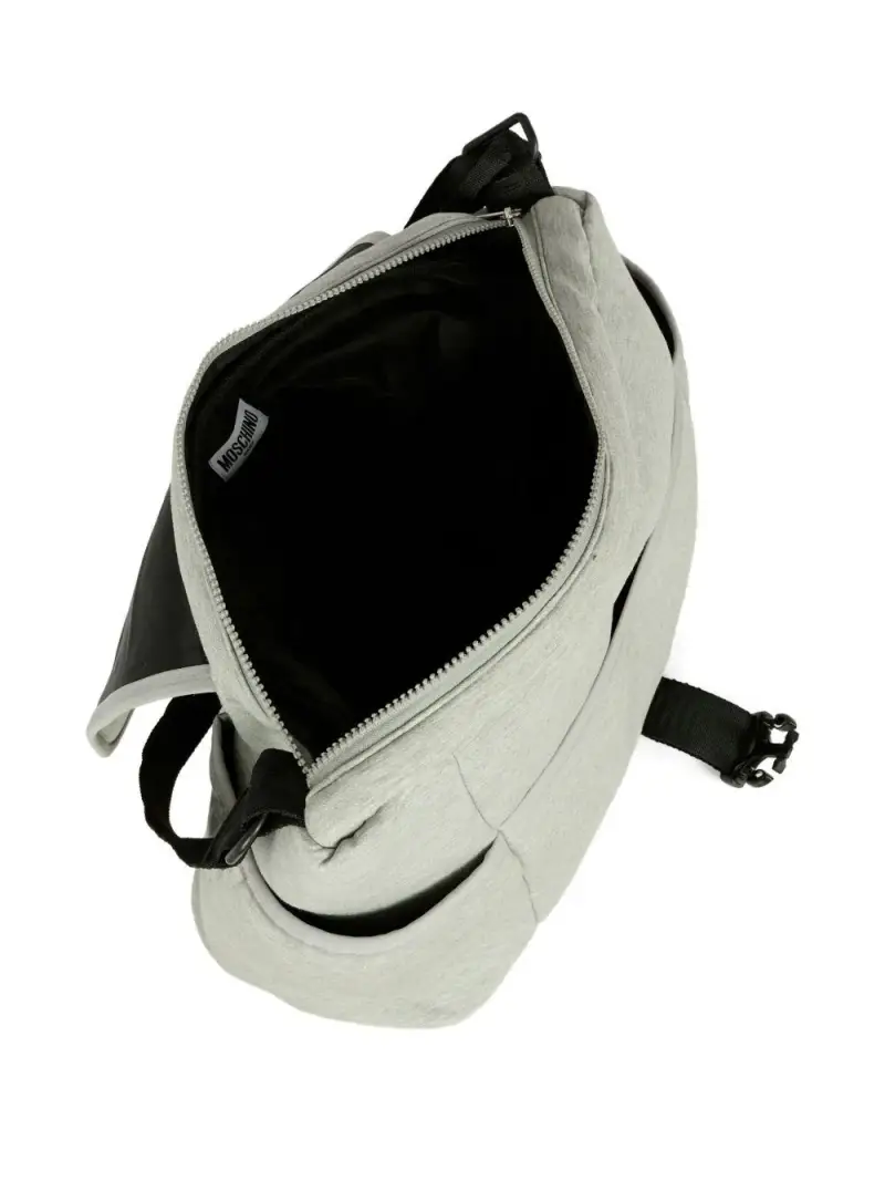 Borsa Fasciatoio Grigia con Stampa Teddy Bear Grigio miniatura 3