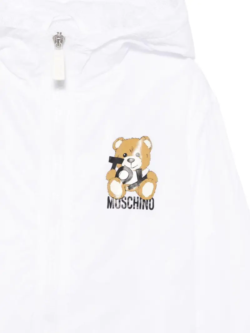 Giubbino bianco teddy toy petto miniatura 2