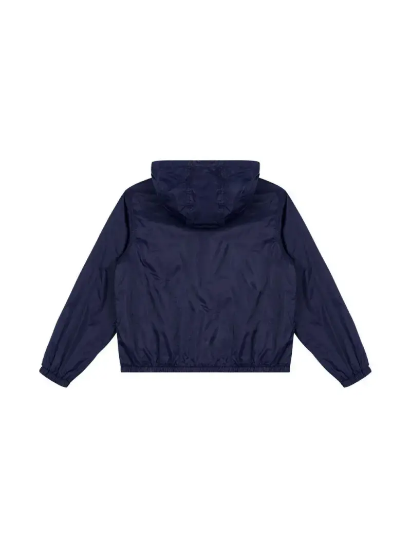 Giubbino blu logo teddy petto Blu navy miniatura 2