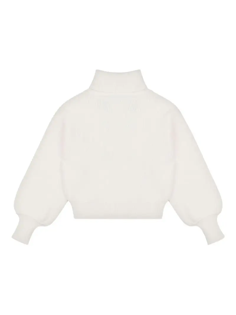 Maglione panna con motivo Teddy Bear miniatura 3