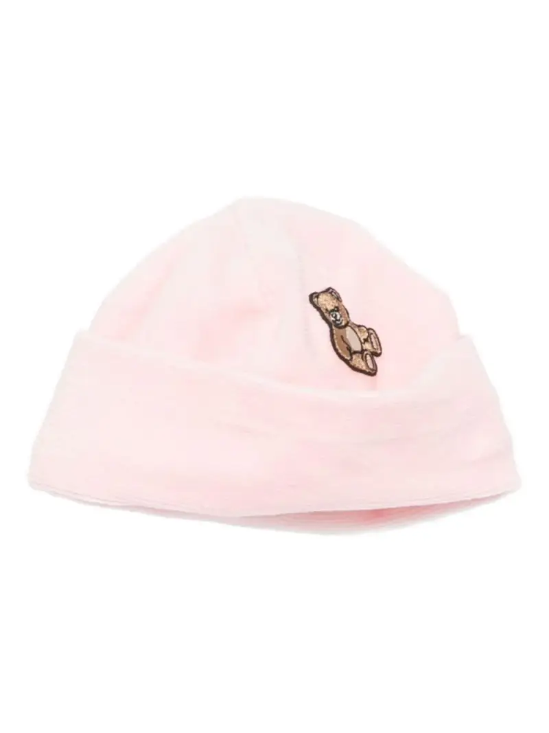 Moschino Kids Tutina rosa con cappellino per bambino miniatura 2