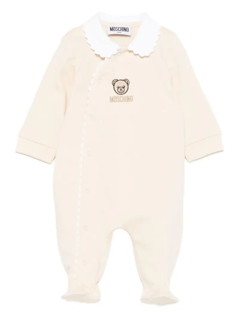 Moschino Kids Tutina beige per Bambino