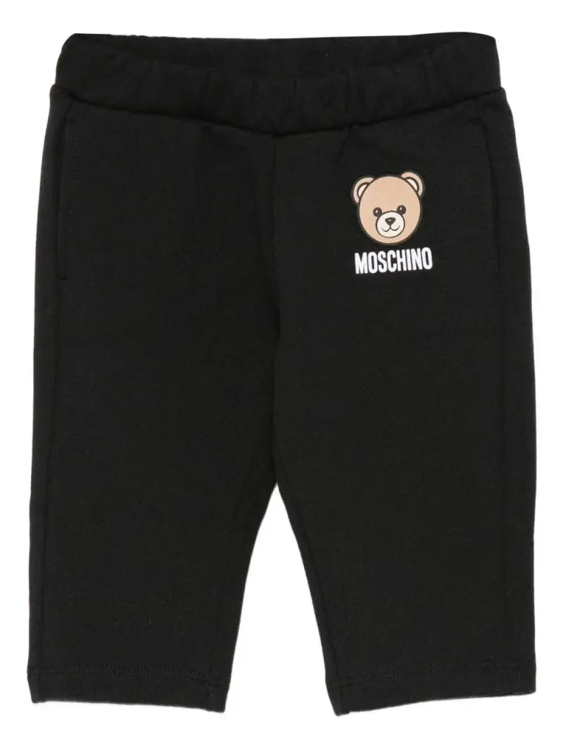 Pantaloni con Logo Teddy Bear Nero