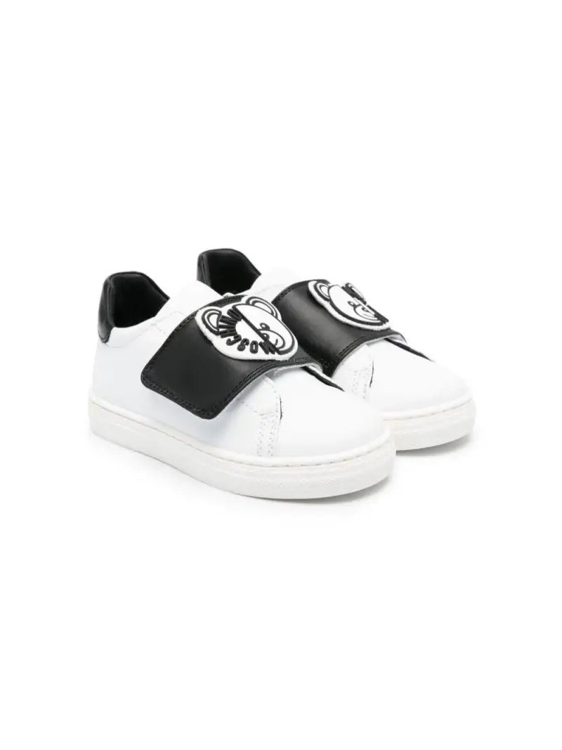 Sneakers bianca strappo Teddy Bear Bianco