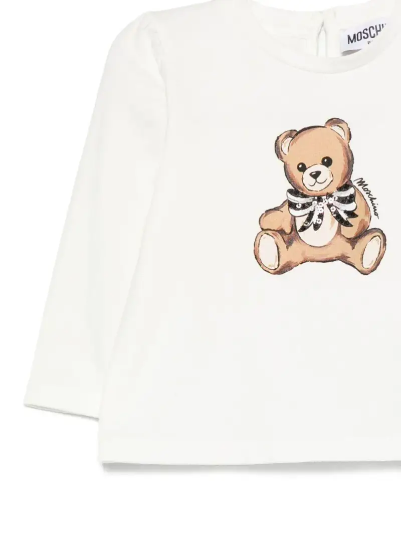 MOSCHINO KIDS T-shirt Bianco 4299200 miniatura 2