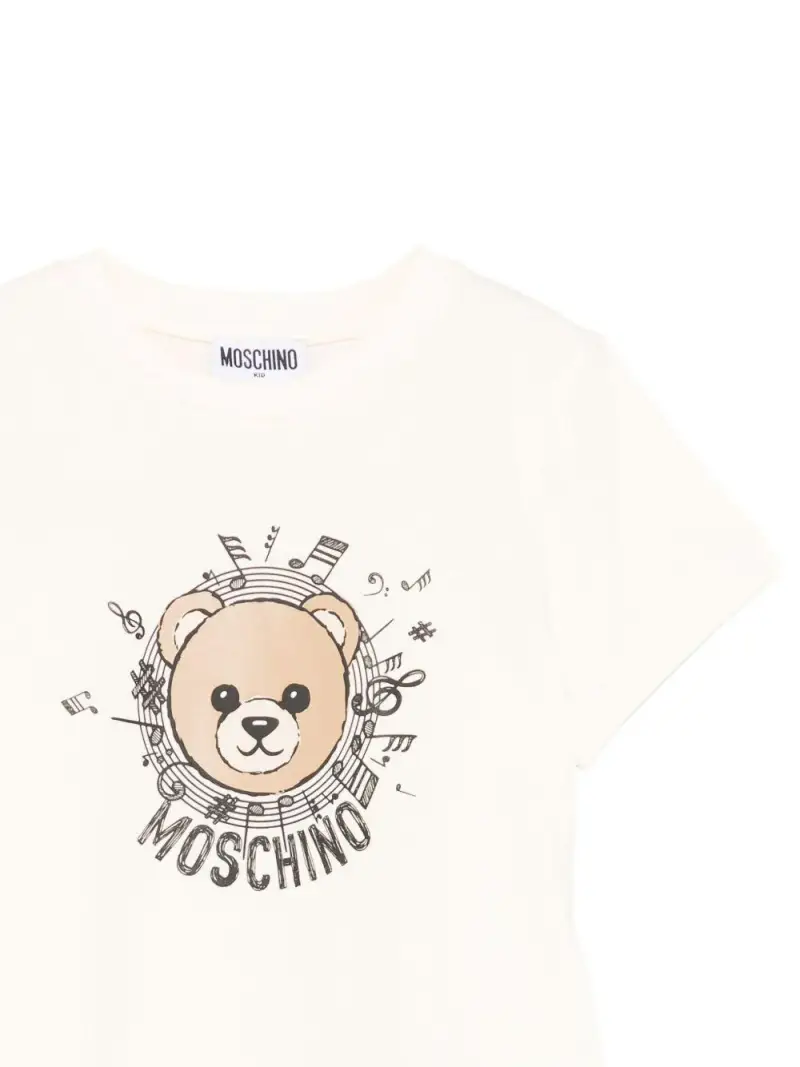 MOSCHINO KIDS T-shirt Beige 2541626 miniatura 2