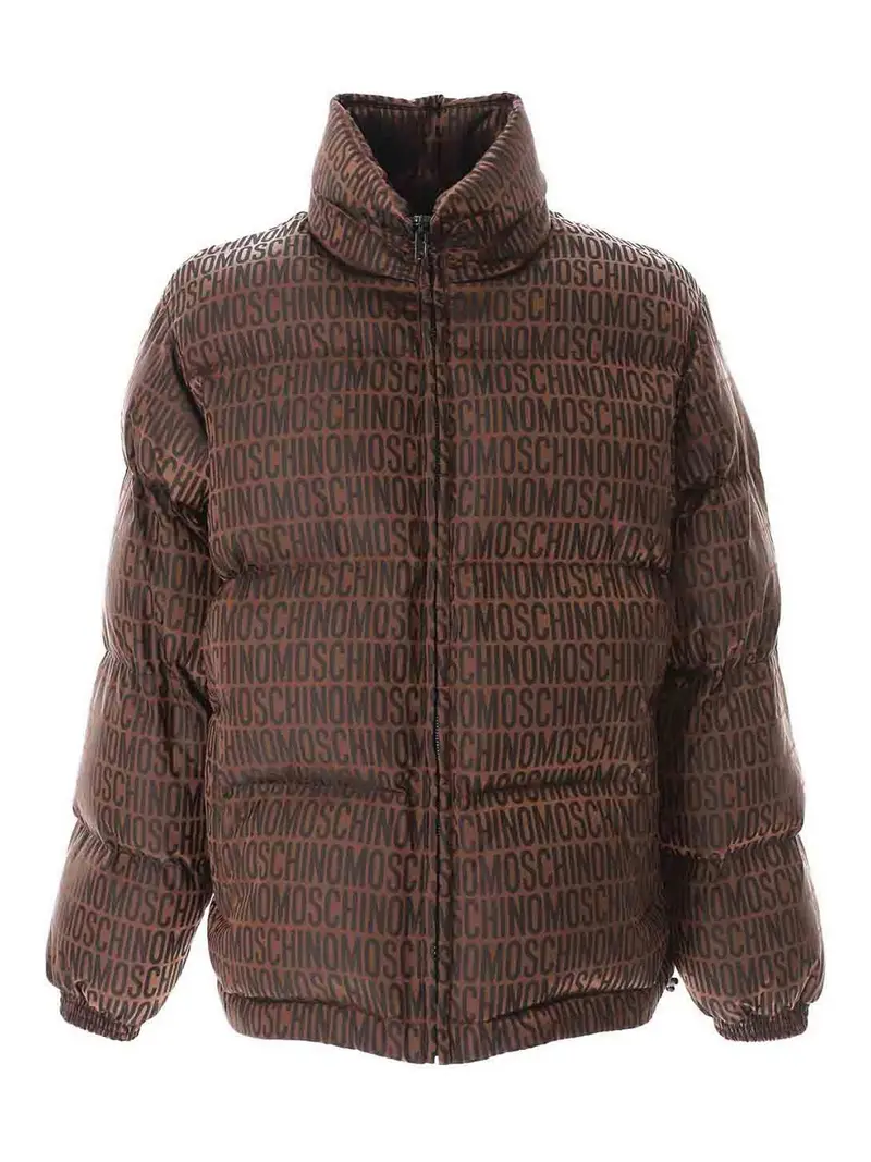 Logo Duffle Coat Marrone