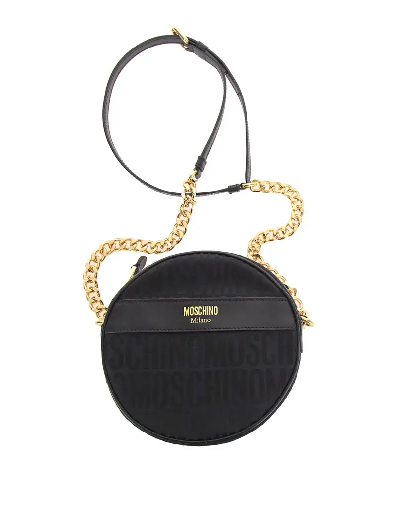 Logo Round Bag Nero