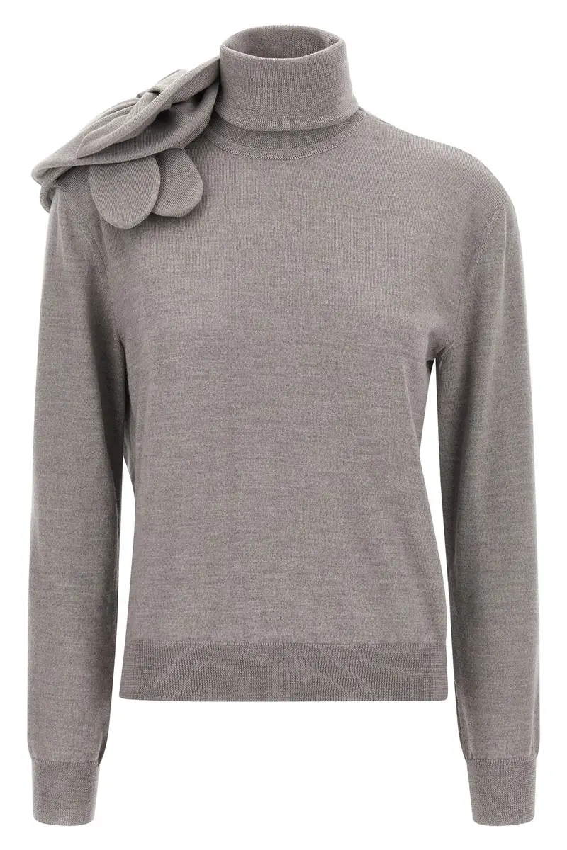 Maglia Fiore 3D Grigio