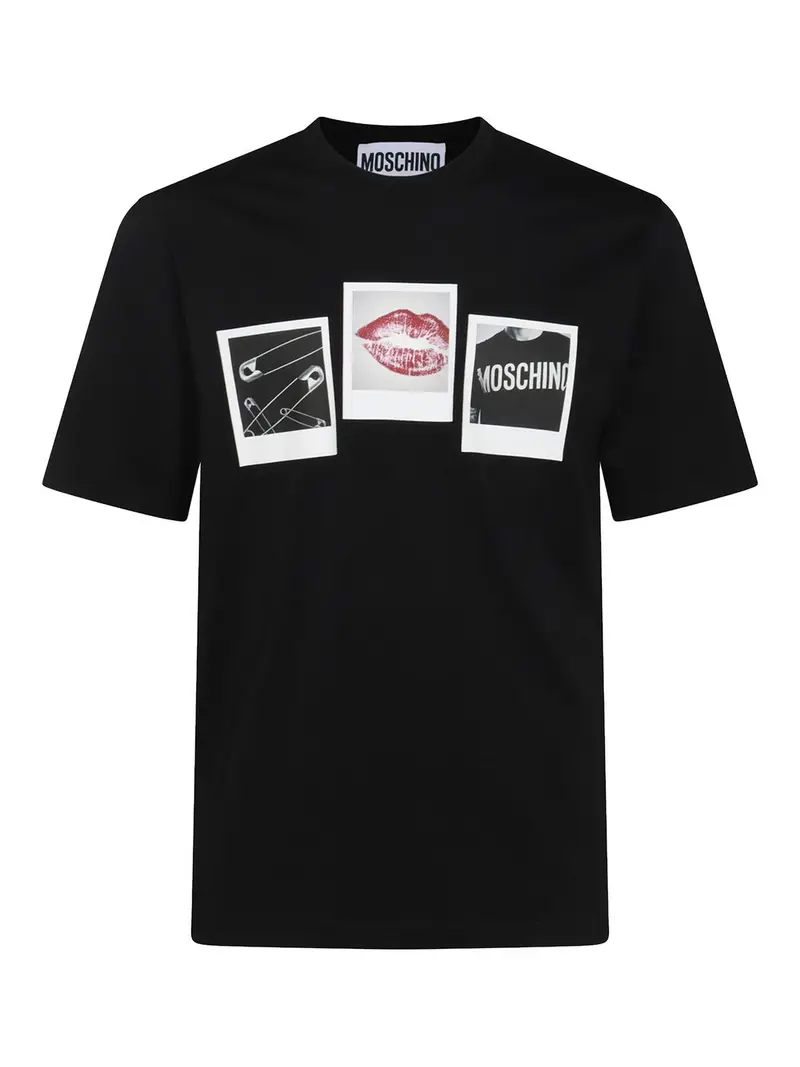 Maglietta in cotone nero