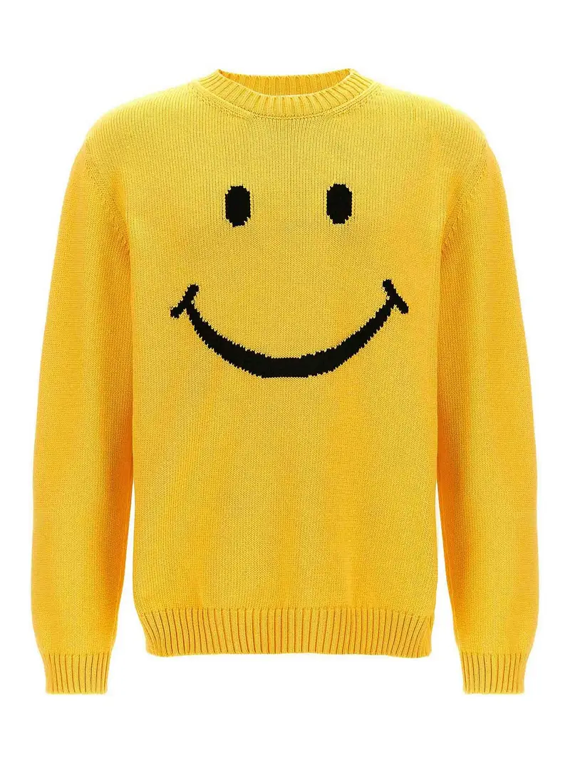 Maglione sorridente Giallo