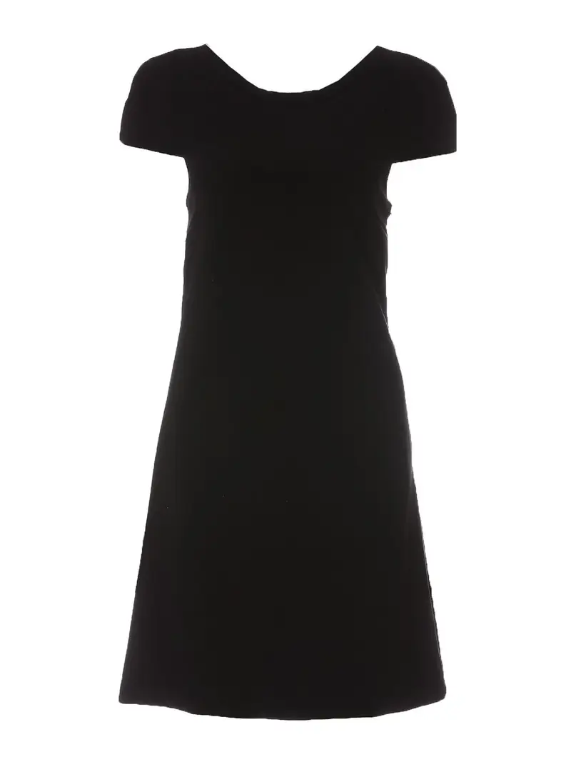 Mini abito con chiusura a gancio Smiley Nero