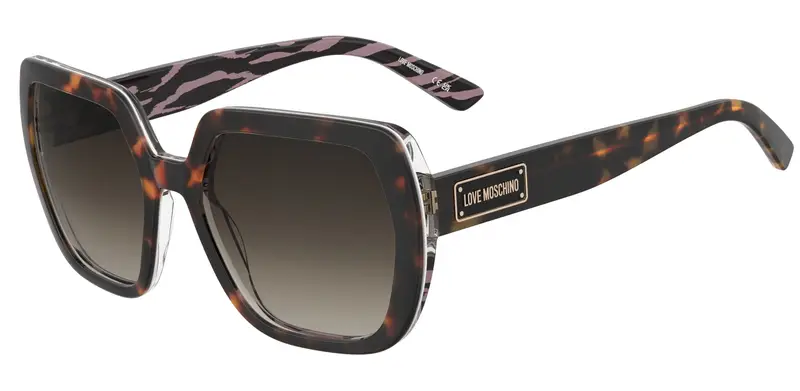Moschino MOL082/S MAP/HA Occhiali da sole Havana Marrone Sfumato