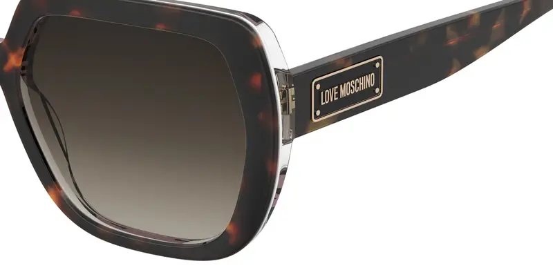 Moschino MOL082/S MAP/HA Occhiali da sole Havana Marrone Sfumato miniatura 2