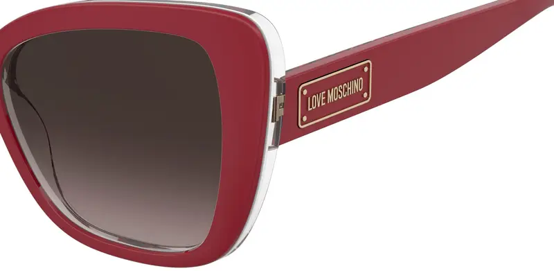 Moschino MOL083/S SSC/HA Occhiali da sole Rosso Marrone Sfumato miniatura 2