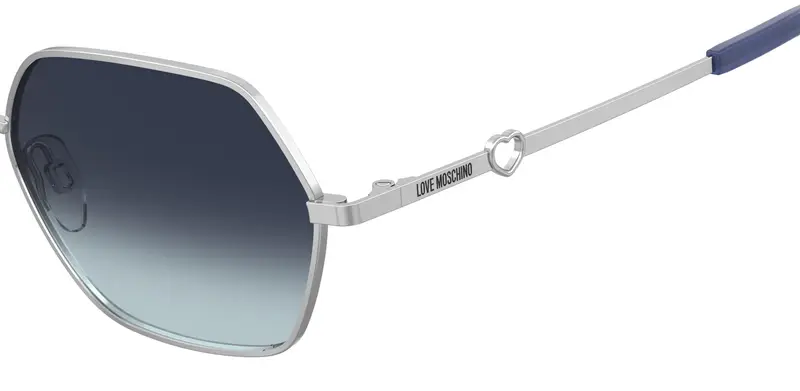 Moschino MOL084/S 010/08 Occhiali da sole Blu Sfumato miniatura 2