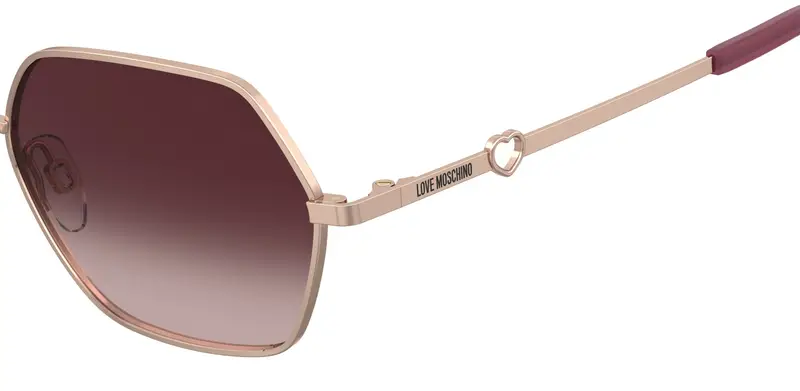 Moschino MOL084/S DDB/UQ Occhiali da sole Bordeaux Sfumato miniatura 2