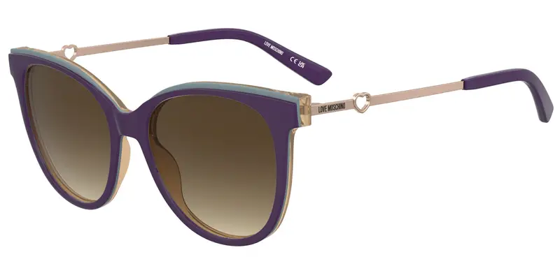 Moschino  MOL085/S 6WY/DG Occhiali da sole  Viola Marrone   Sfumato