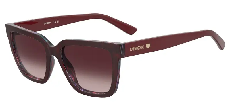 Moschino MOL087/S LHF/UQ Occhiali da sole Bordeaux Sfumato