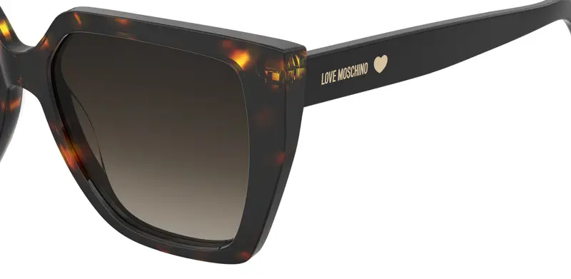 Moschino MOL088/S 086/HA Occhiali da sole Marrone Sfumato miniatura 2