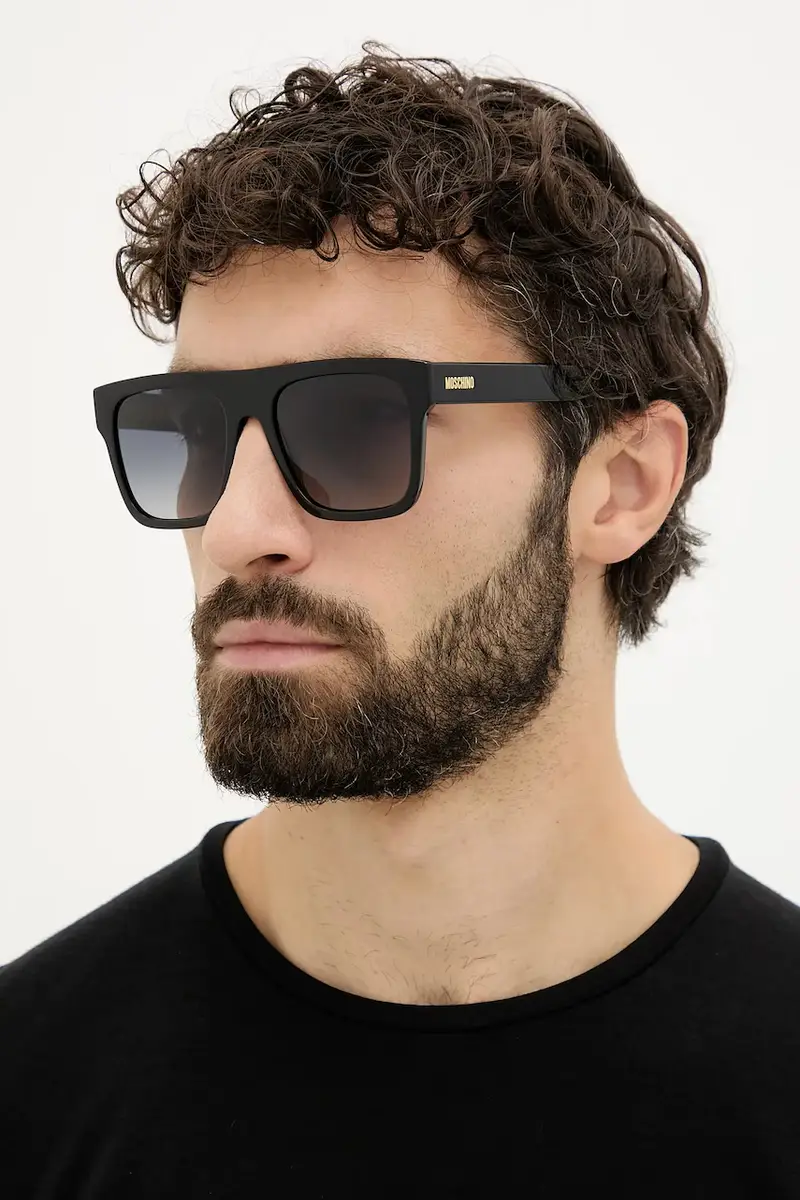 Moschino Occhiali da sole Uomo Nero 3778266