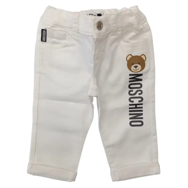 Moschino - Pantalone Bianco 10101 Lungo MRP02M LRC01