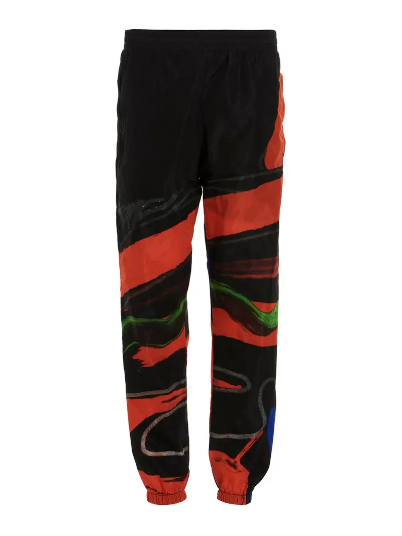Pantaloni da jogging stampati Nero