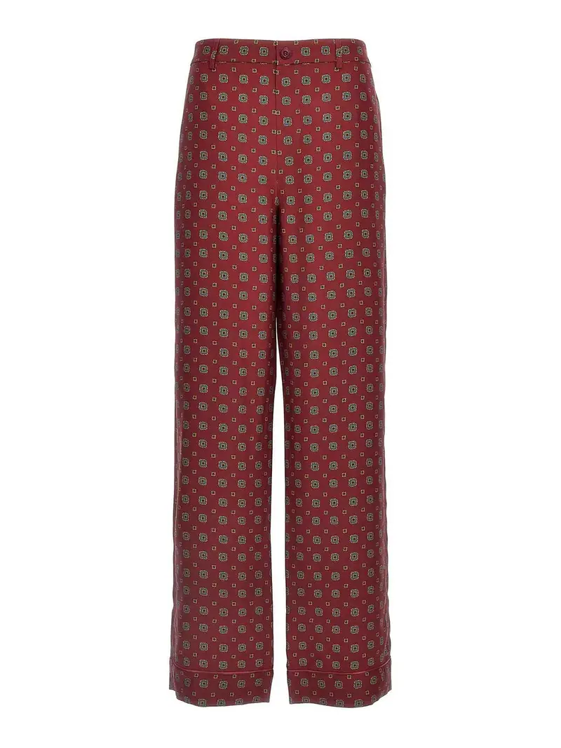 Pantaloni fantasia Rosso Scuro
