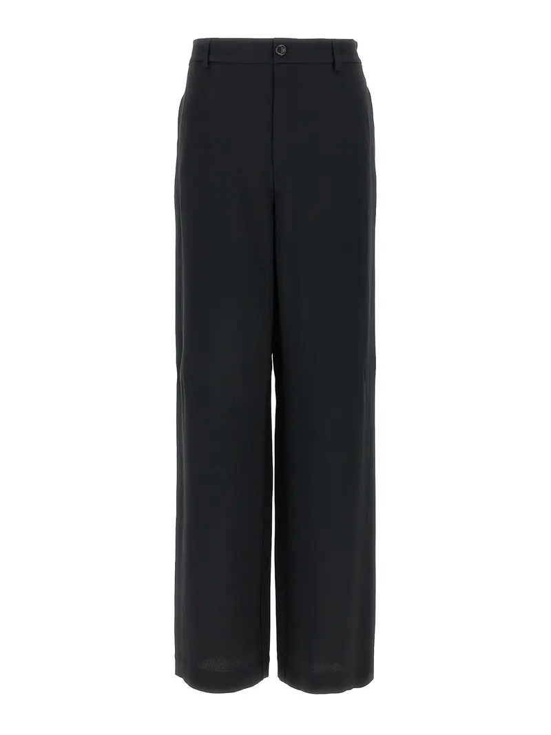 Pantaloni in acetato Nero