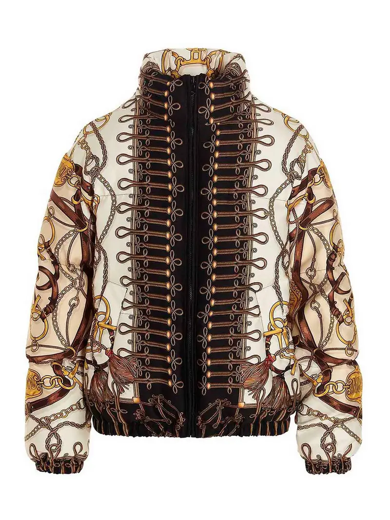 Piumino con logo Teddy Multicolore