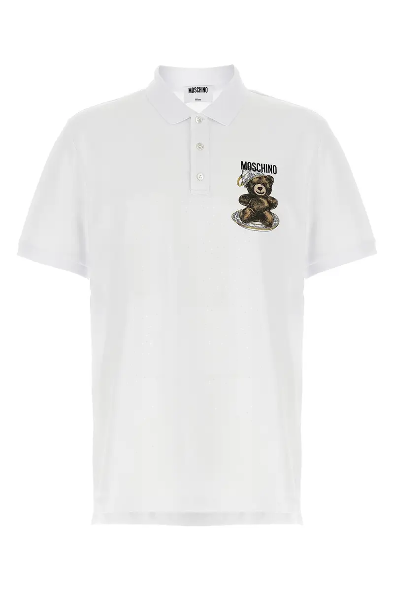 Moschino Polo Bianco 2546804