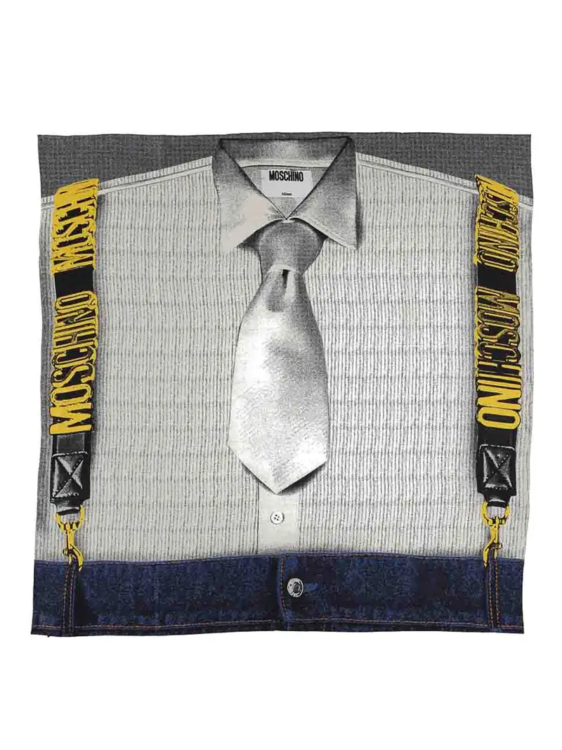 Sciarpa Di Seta Con Stampa Multicolore